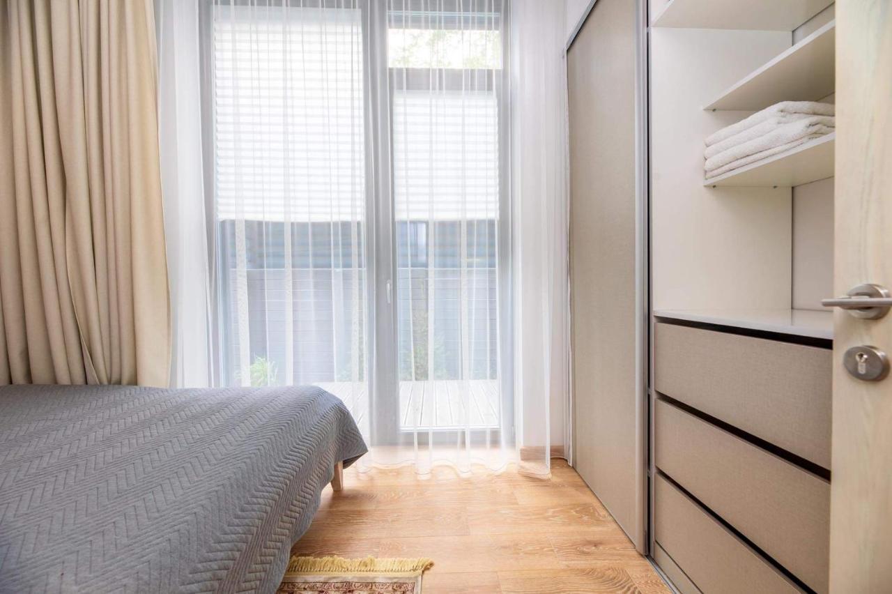 Su Terasa Jaukus Apartamentas, Tik Vienas Połąga Zewnętrze zdjęcie